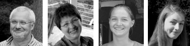 Andreas, Regine, Ina, Anja aus Bielefeld = ARIA-Bi